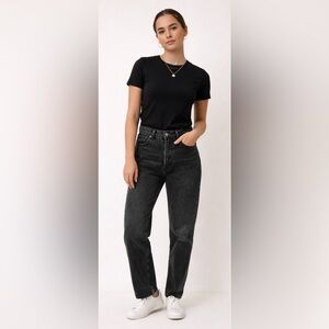 Abercrombie Curve Love High Rise Mom Jean